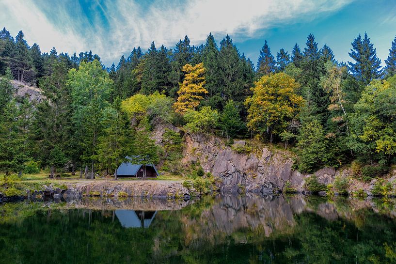 Herbstliche Idylle am Rennsteig von Oliver Hlavaty