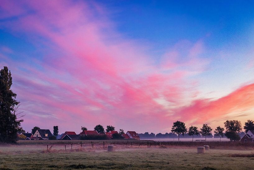 Explosive colours at sunrise I by Anneke Hooijer