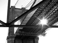 Le pont de Brooklyn à partir d'une perspective différente