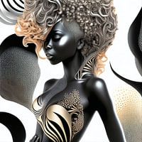 Beauty of the Sea: Eine sinnliche Darstellung einer Meerjungfrau im Meer