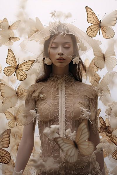 Schmetterlingsdame von Bert Nijholt