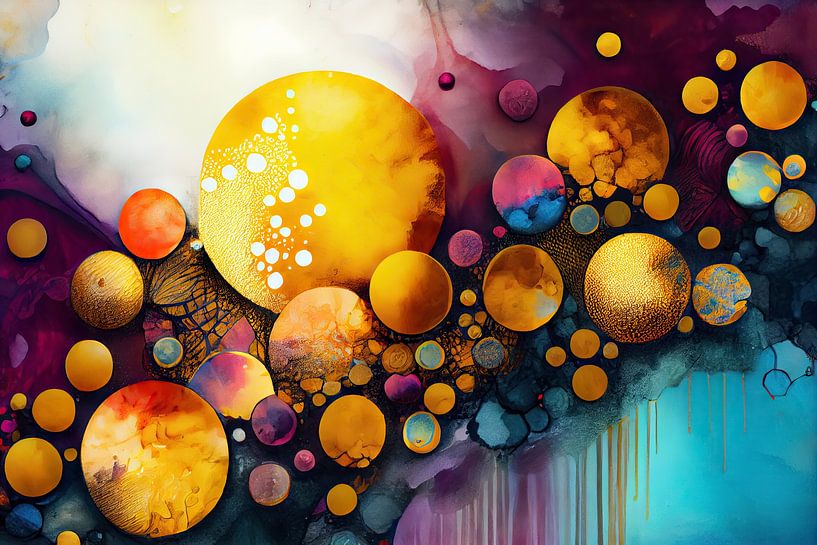 Oil on water by Bert Nijholt