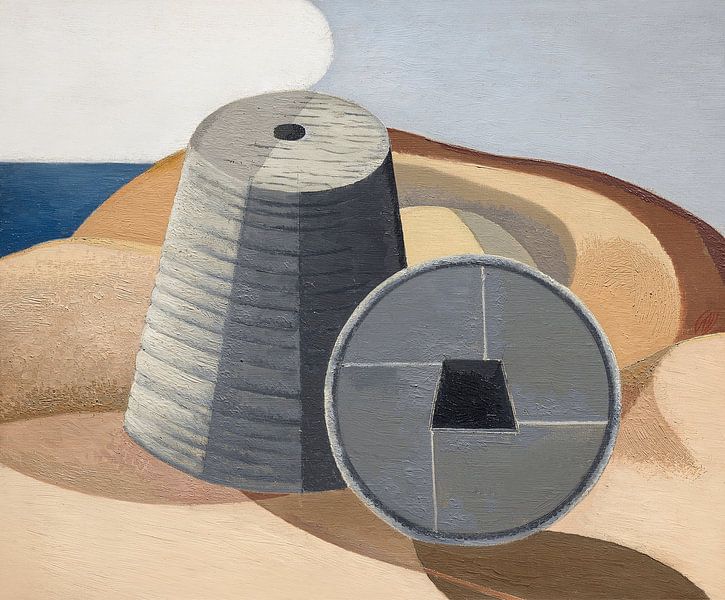 Mineralische Gegenstände, Paul Nash - 1935 von Het Archief