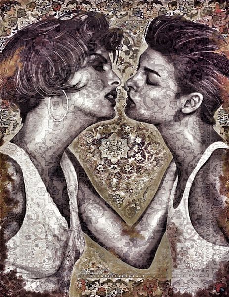 Feel love, feel free 2 by KleurrijkeKunst van Lianne Schotman