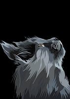 Chat de compagnie en vectoriel