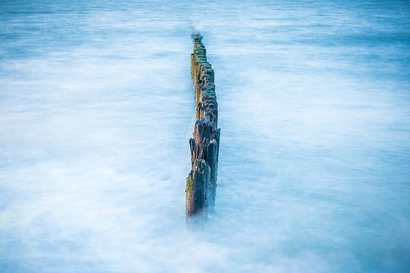 silky water glides past obstacles by StephanvdLinde