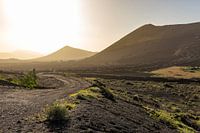 Volcanic mountains in Lanzarote
