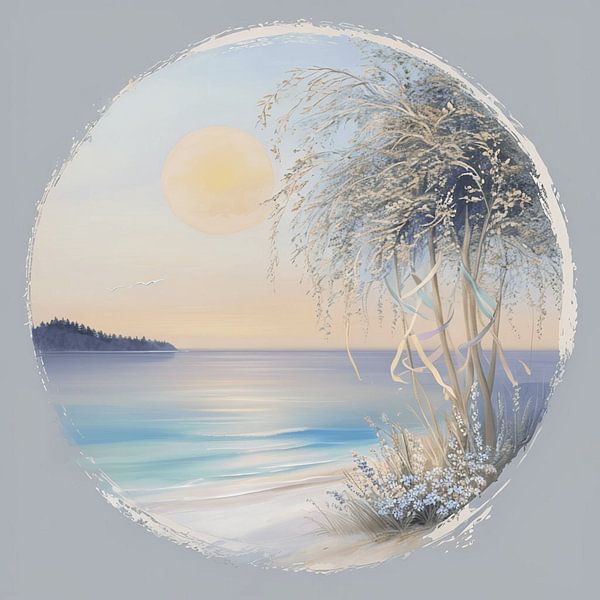 Ruhige Gelassenheit an der Küste: Eine Weichzeichner-Traumlandschaft von Artistic