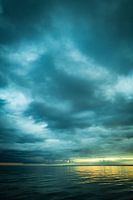 The last light on the beach, Denmark, Sildestrup Strand.
