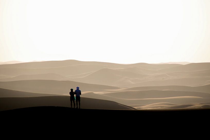 Sand dunes in the Sahara by The Book of Wandering