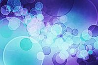 bokeh purple aqua blue