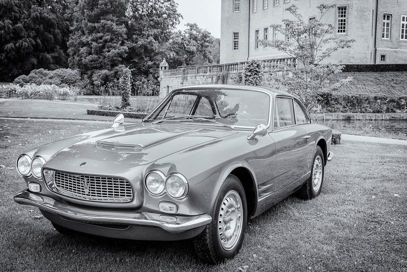 Maserati Sebring 3500 GTi classic Italian sports car in black and white by Sjoerd van der Wal Photography