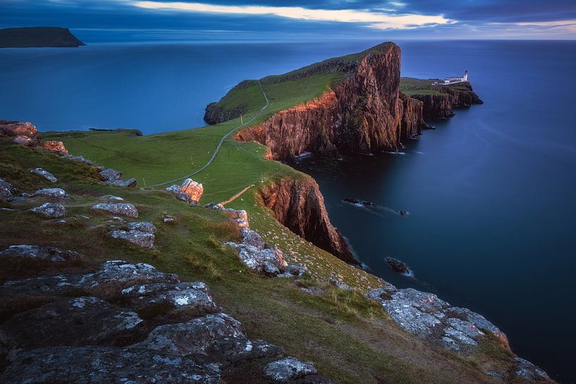 Phare de la pointe de Skye Neist en soirée par Jean Claude Castor