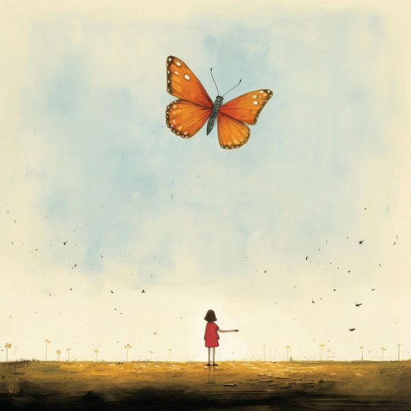 Minimal Schmetterling von Aloke Design