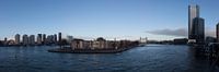 Blick über Noordereiland Rotterdam