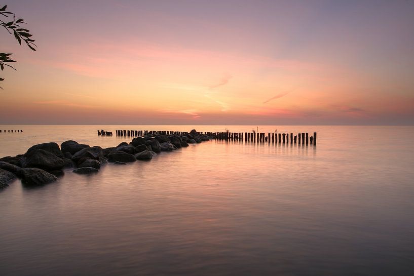Lever de soleil sur l'IJsselmeer par FotoBob