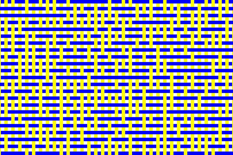 Under and over. 3:2 18x12 Random #02 YB. by Gerhard Haberern