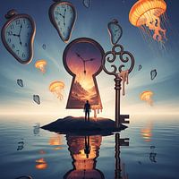 Traumlandschaften des Unbewussten - Surrealismus Kunst Malerei