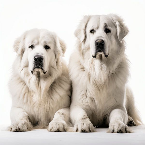 Eternal Mountain Companions: A Combination of Pyrenean Loyalty by Karina Brouwer