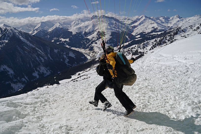 Gleitschirmfliegen in den Tuxer Alpen von Babetts Bildergalerie