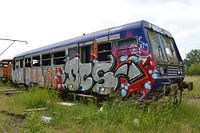 Old trains Raeren Belgium