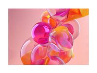 Installation abstraite en verre 02