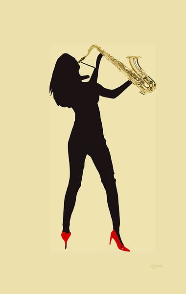 Saxophonist by ! Grobie