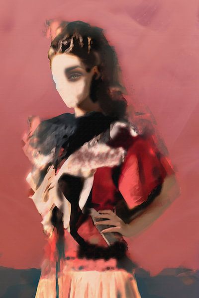 La fille du tissu, La collection de mode, No.01 par MadameRuiz