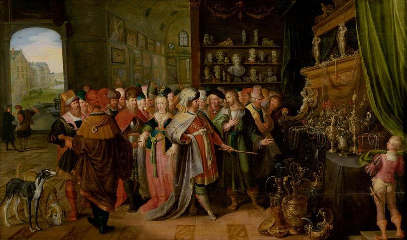 Cresus shows his wealth, 1600s. by Atelier Liesjes