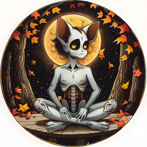 Meditations in the moonlight by Vythryd Arts