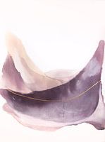 encre abstraite en rose violet 2