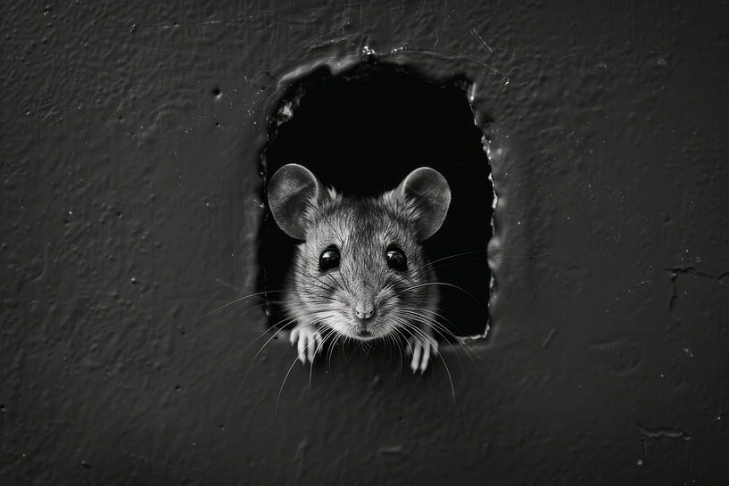 Treffen im Dunkeln - Shy Mouse View von Eva Lee