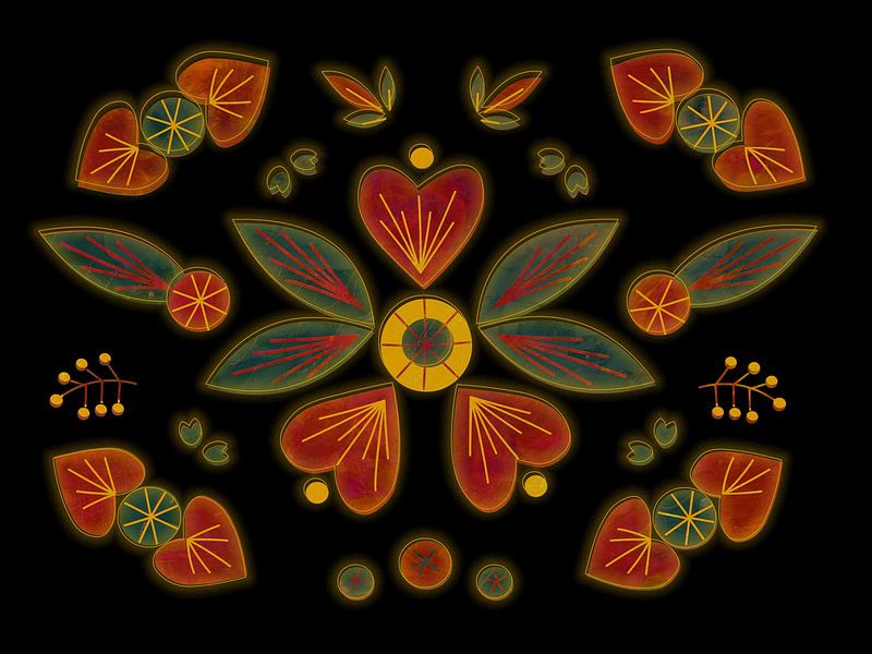 Heart of Scandinavia red by Studio Mattie