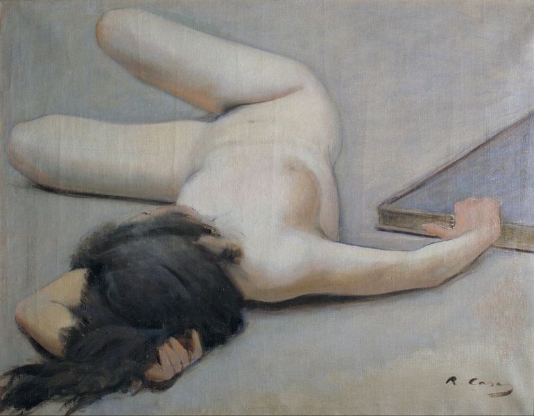 Weiblicher Akt, Ramon Casas von Meisterhafte Meister