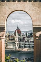 See-through view of the parliament building in Budapest