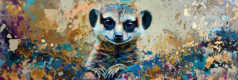 Erdmännchen malen von Kunst Laune