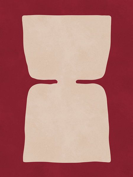 Rote organische Formen 6 von Vitor Costa