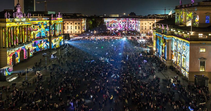Bebelplatz Berlin from above - in a special light by Frank Herrmann