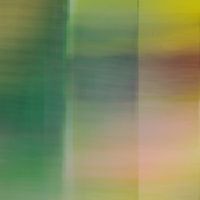 Abstrait métallique multicolore en vert, rose, jaune. Dégradé néon I