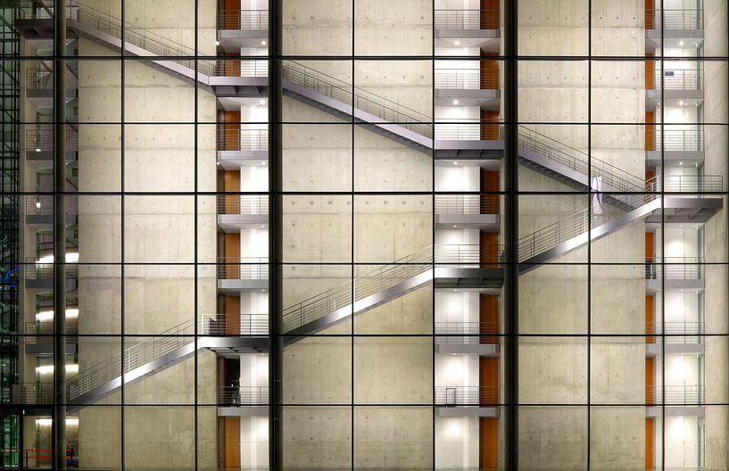 Modernes Treppenhaus von Sabine Wagner