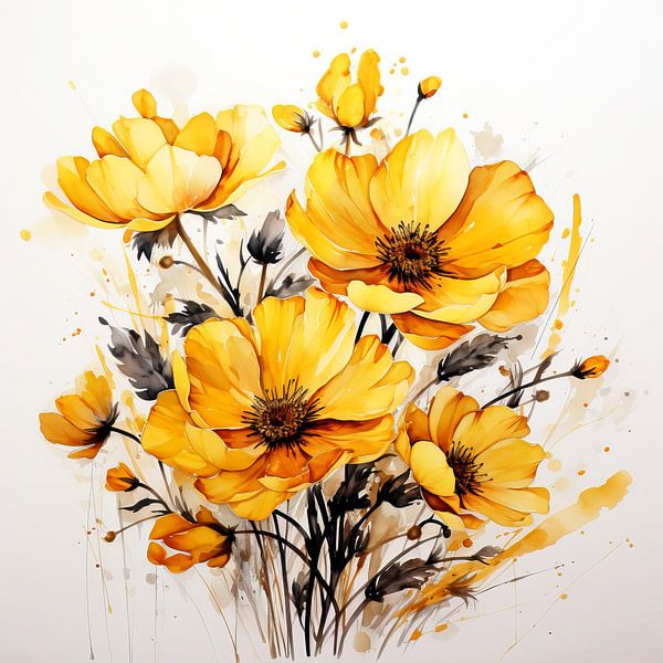 Éclat de coquelicot doré par ByNoukk