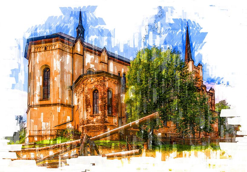 Église en Bohême par Johnny Flash