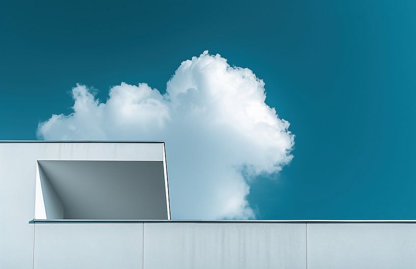 Himmel über Kanten von fernlichtsicht