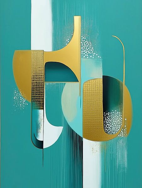 Moderne abstrakte Formen von Imagine