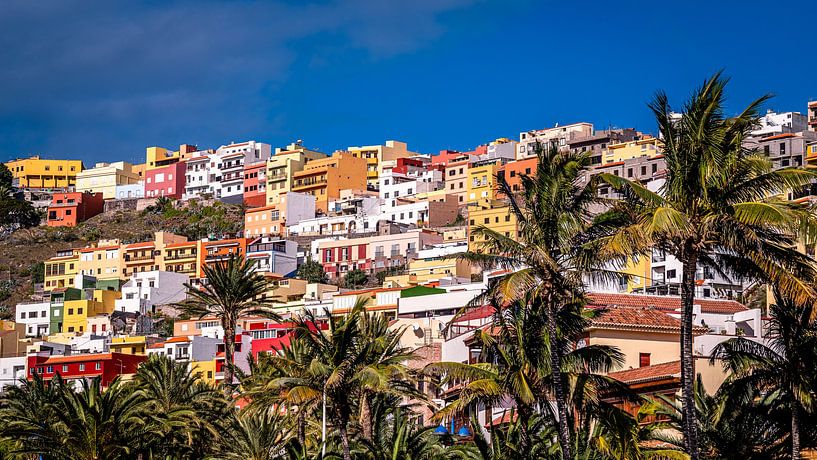 Blick auf San Sebastián, La Gomera von Gijs Rijsdijk