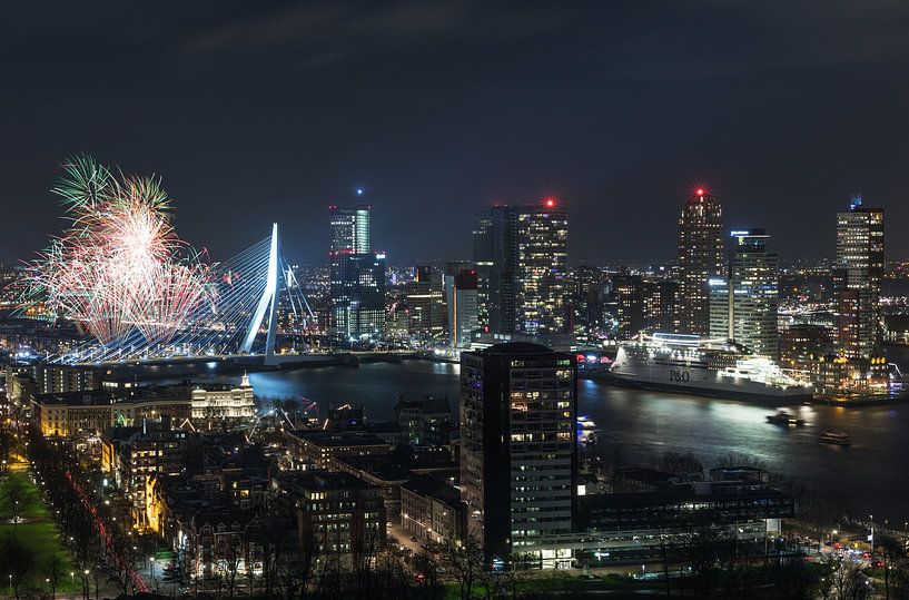 Feux d'artifice nationales 2018 à Rotterdam par MS Fotografie | Marc van der Stelt