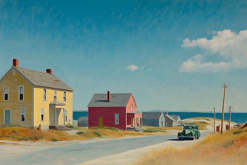 Einsame Küstensiedlung von Skyfall