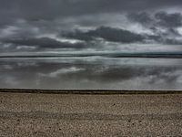 La côte tranquille près de Delfzijl
