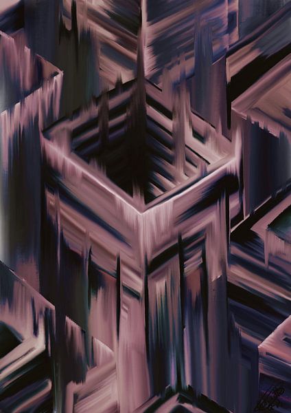 Flying blocks to space 2 by Remco den Boesterd