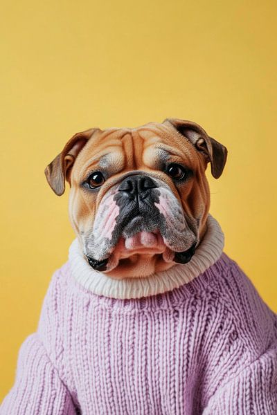 Bulldog von Poster Art Shop